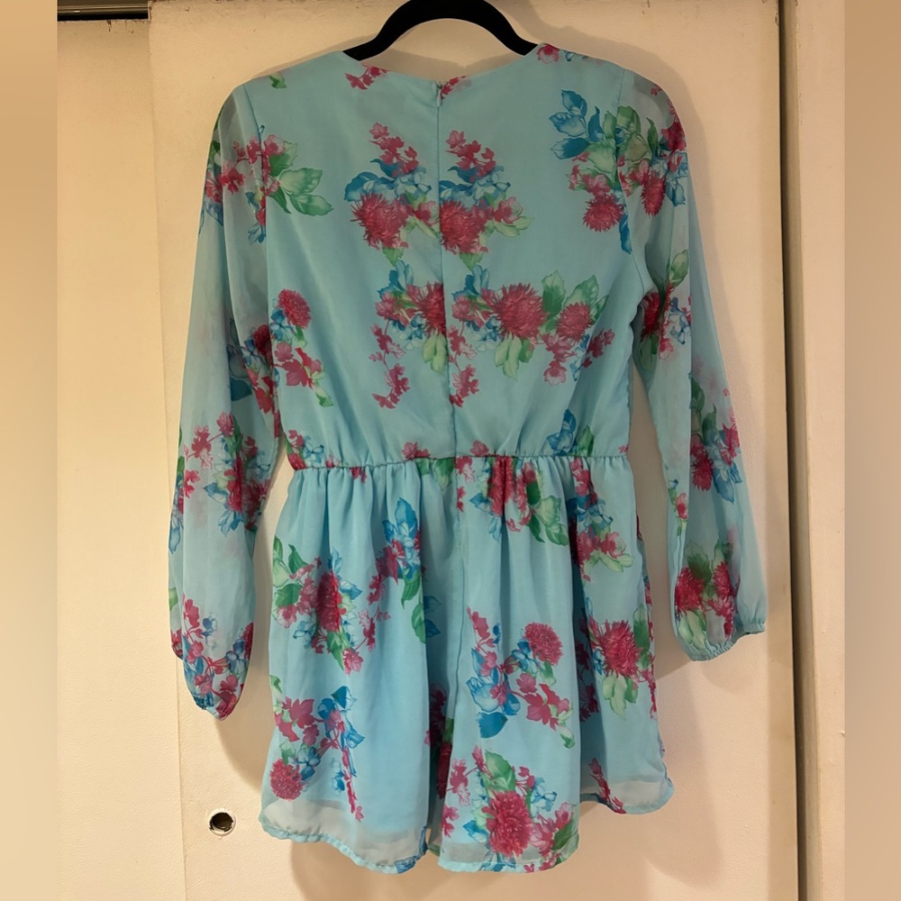 FLORAL ROMPER - Picture 2 of 3